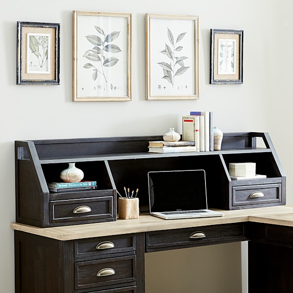 Liberty Furniture L Writing Desk Hutch 422-HO140 422-HO140