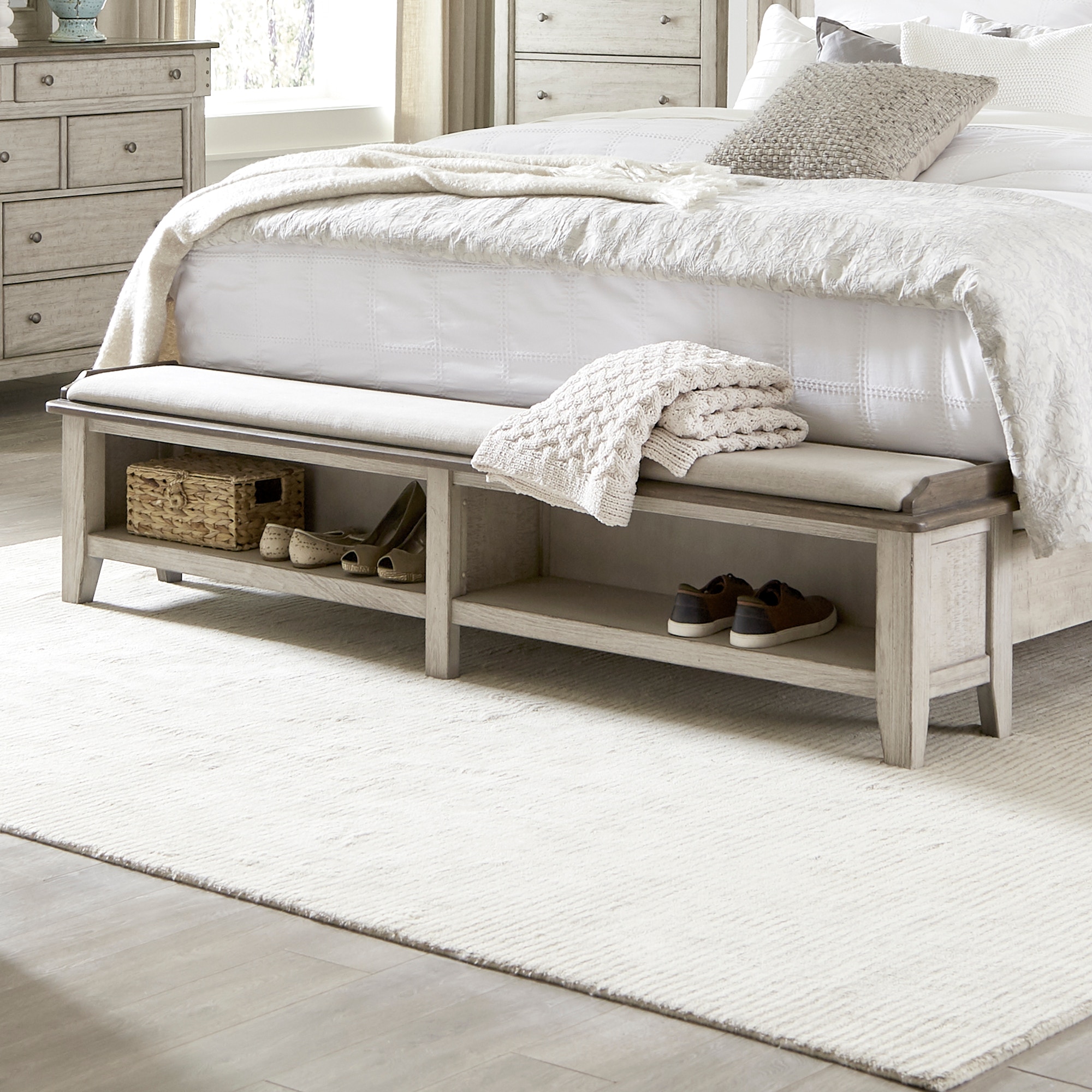 Liberty furniture outlet bed bench