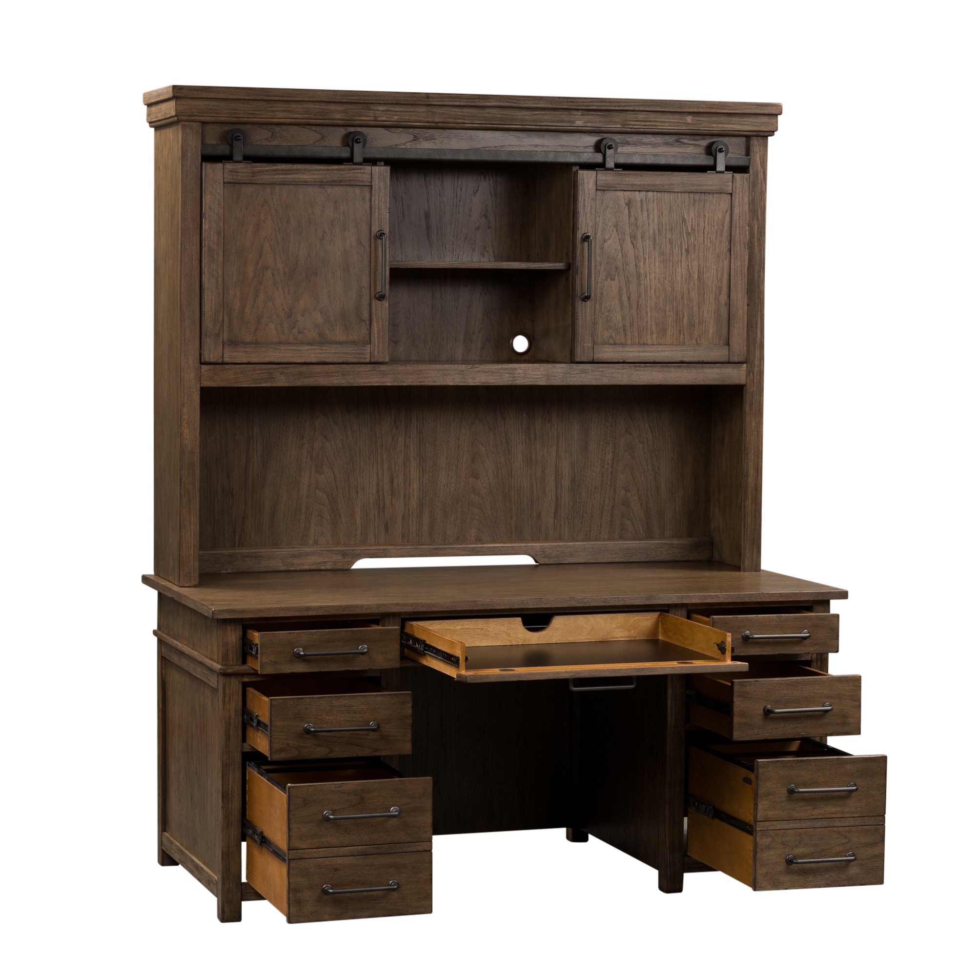 Liberty Furniture Home Office Credenza And Hutch Frazier And Son