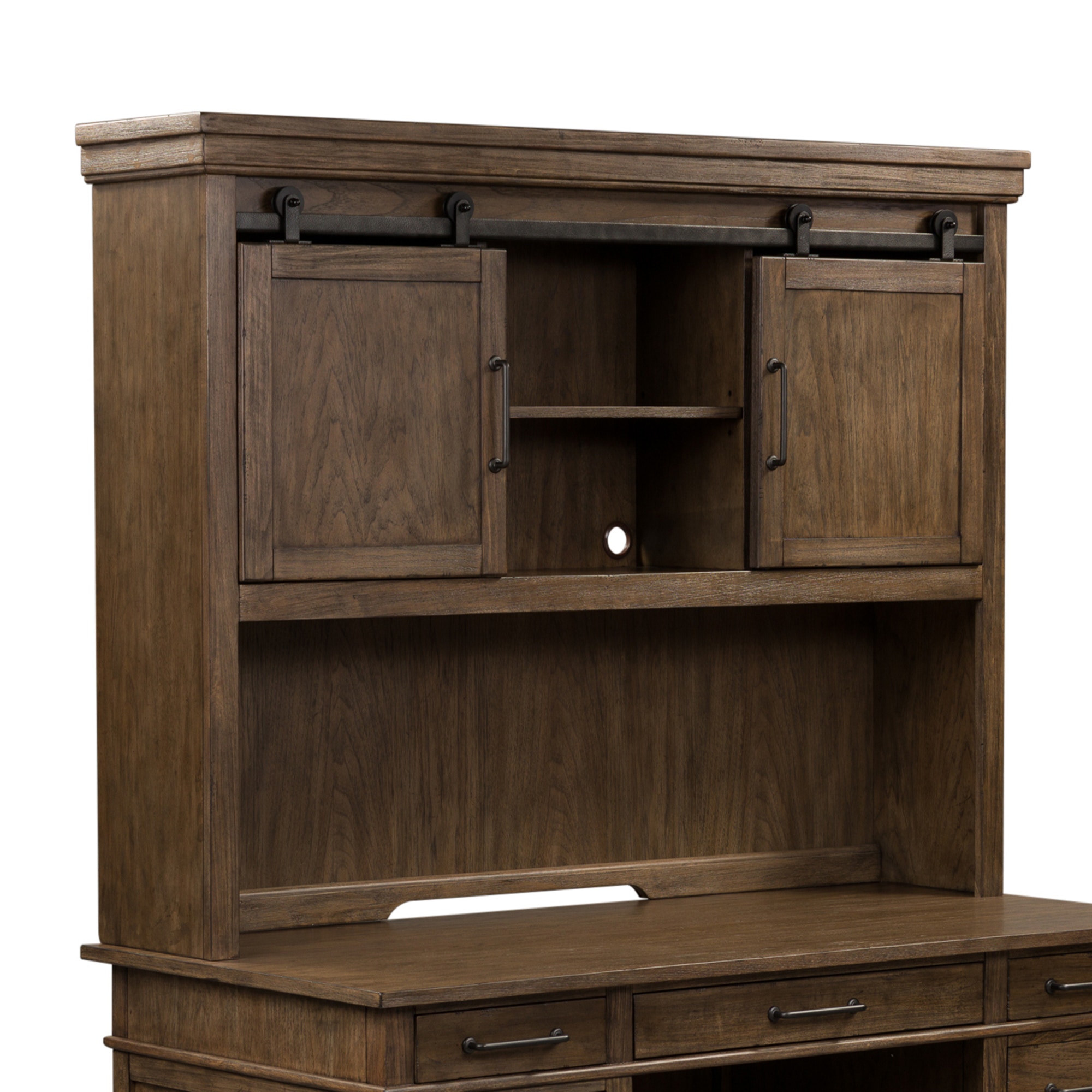 Liberty Furniture Home Office Credenza Hutch 473 Ho131 Lynch