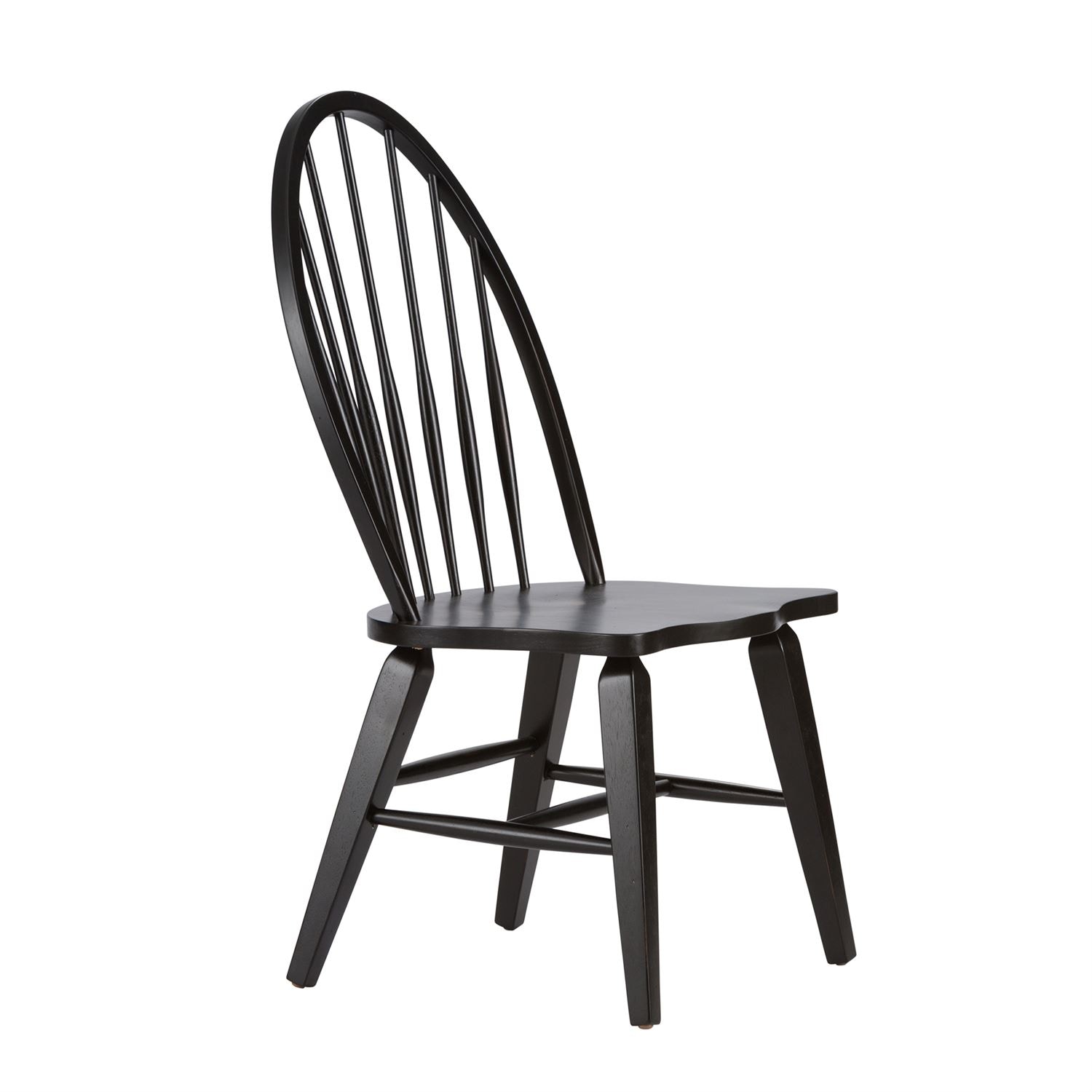 Side dining chair 2025 black windsor chairs