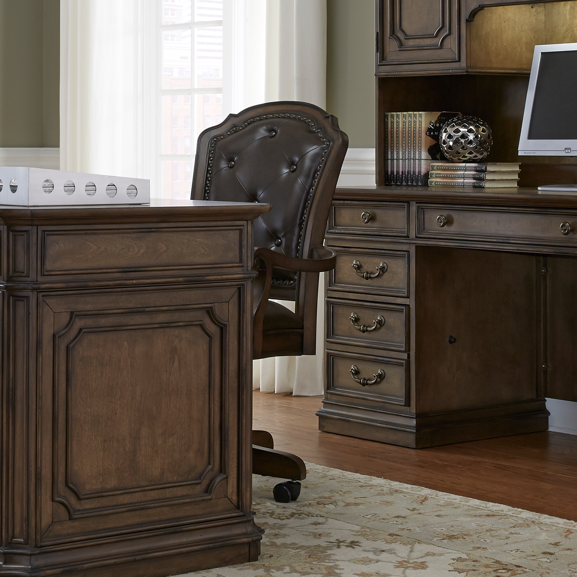 Liberty furniture deals executive desk