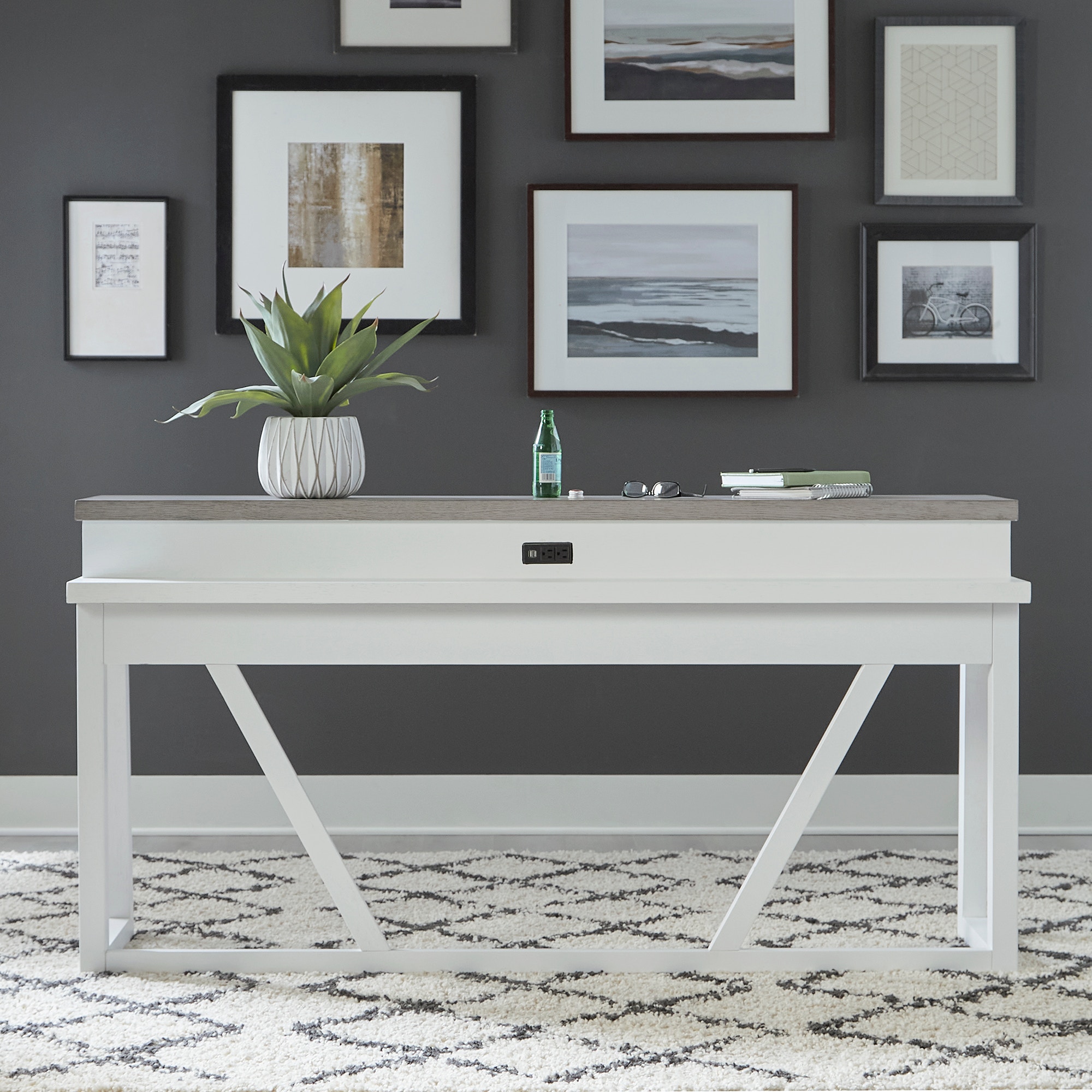 Liberty furniture deals console bar table