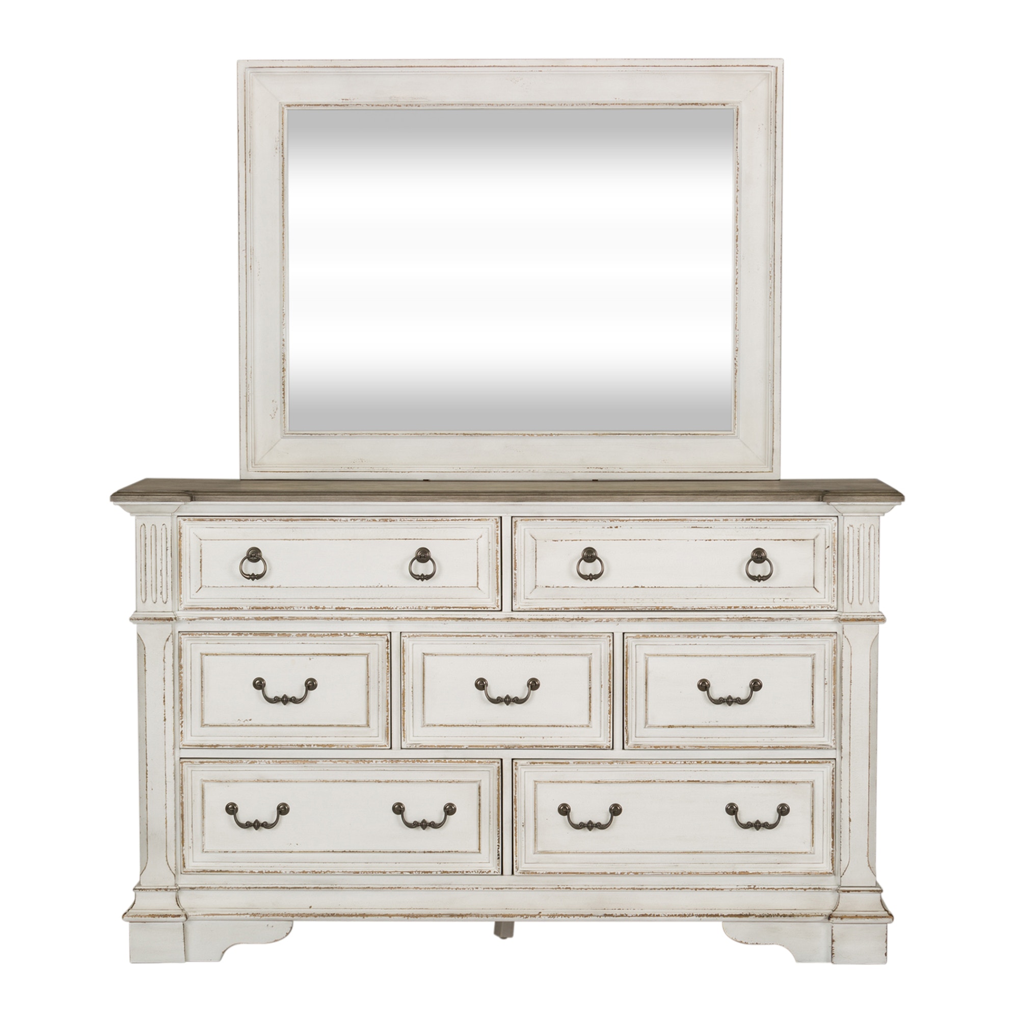 Liberty Furniture Bedroom Dresser And Mirror 520 Br Dm Upper