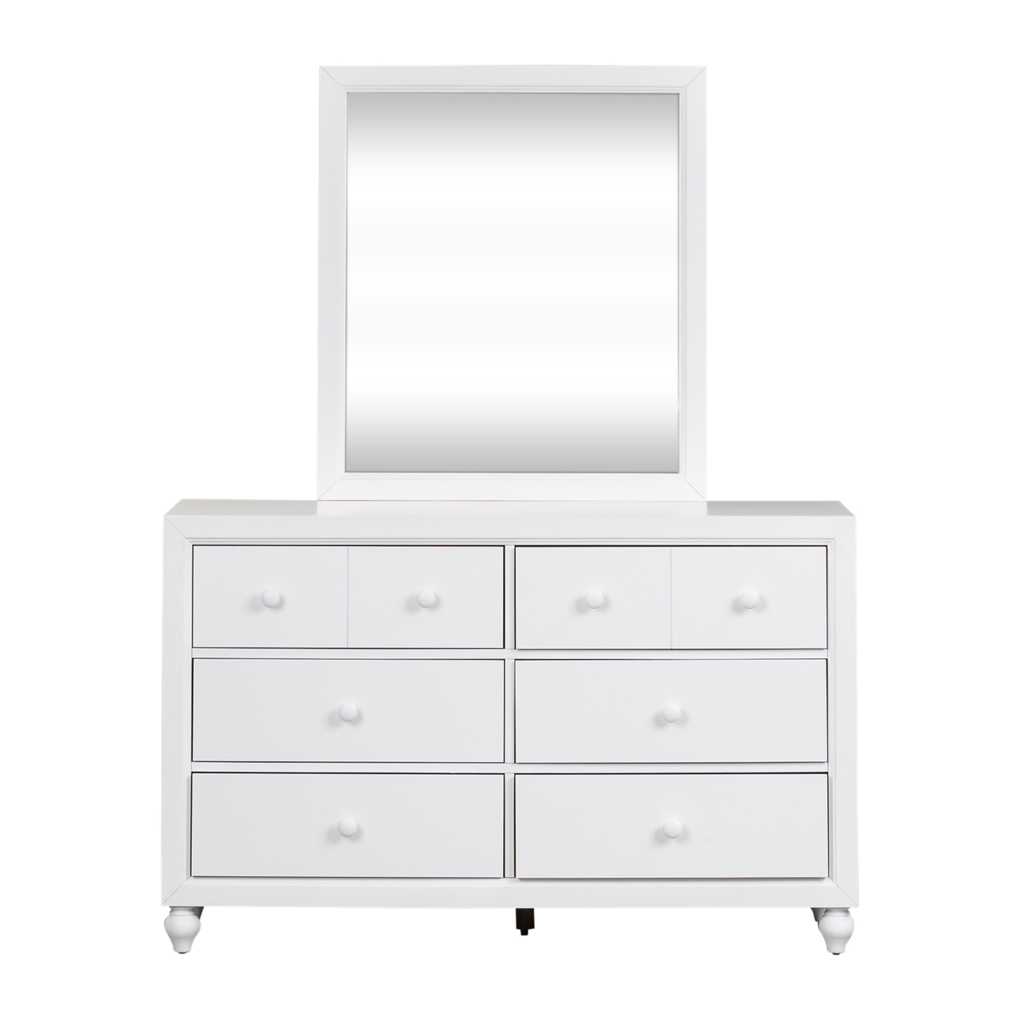 Liberty Furniture Bedroom Full Panel Bed, Dresser and Mirror 523YBR