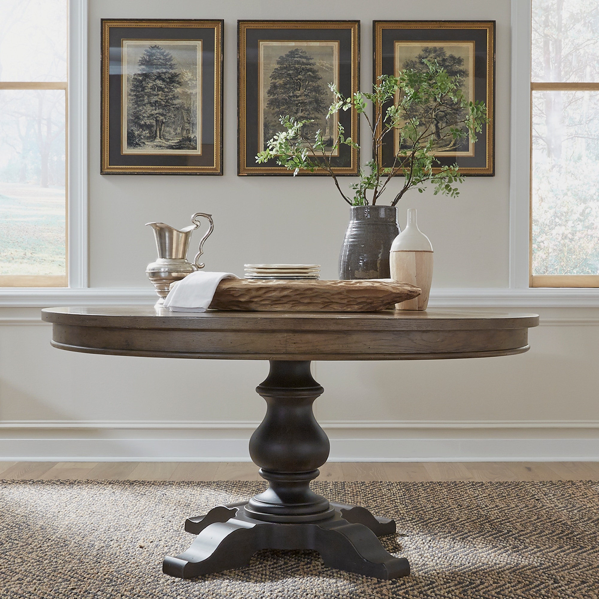 single pedestal table base