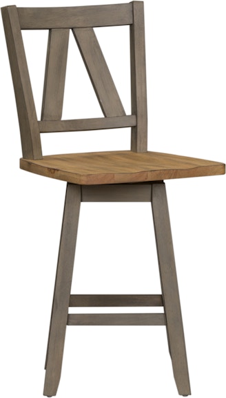 Liberty Furniture Lindsey Farm Counter Height Swivel Chair 62-B250324 929090080