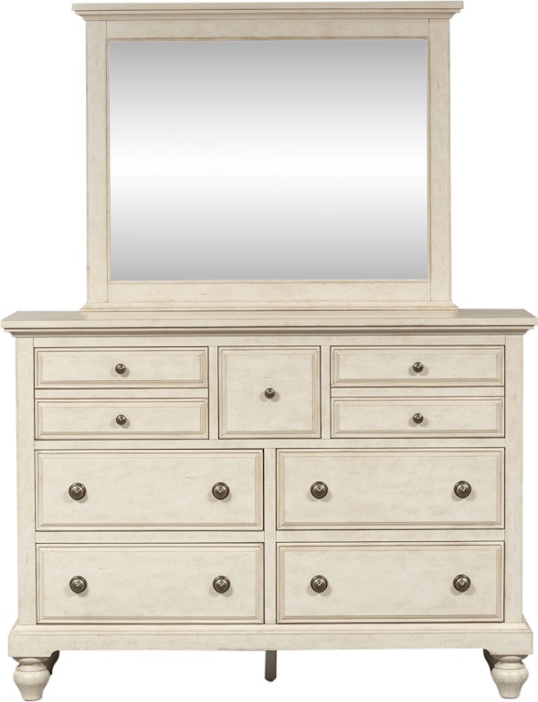 Liberty Furniture Accessories Dresser And Mirror 697 Br Dm Stacy