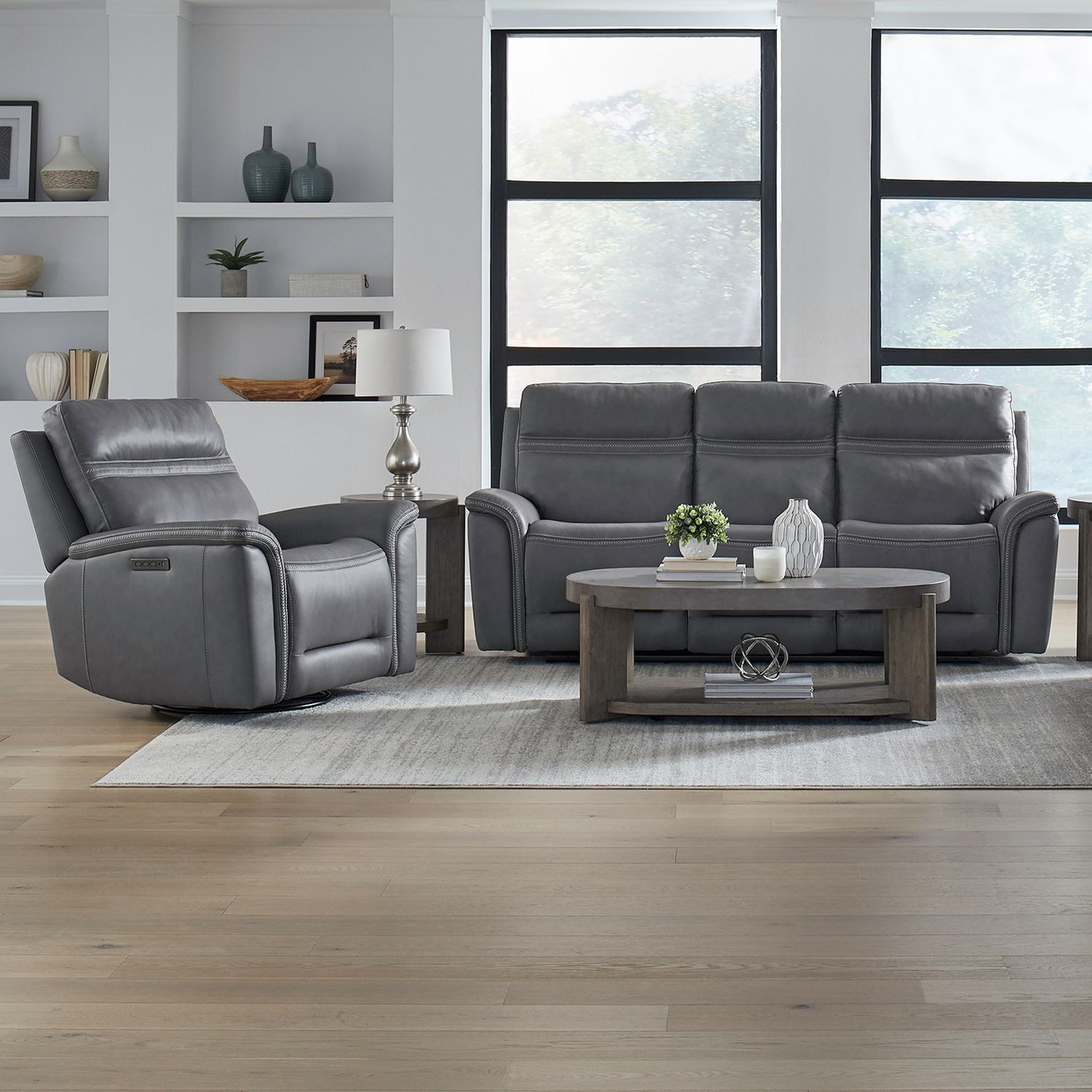  Sofa and Recliner 