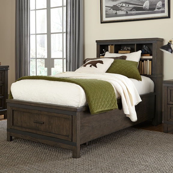 Liberty Furniture Thornwood Hills Full Bookcase Bed 759-YBR-FBB LIK759FBB