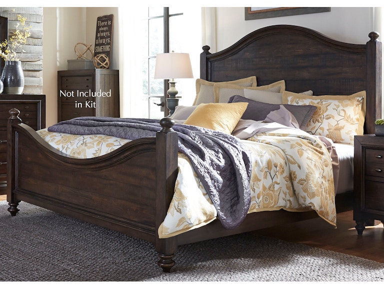 Liberty Furniture Bedroom Queen Poster Bed 816BRQPS Stacy Furniture Grapevine, Allen, and