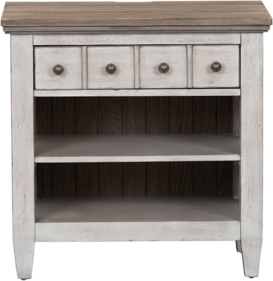 Liberty Furniture Heartland 1 Drawer Nightstand with Charging Station 824-BR61 957954872