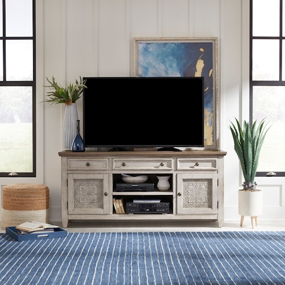 Liberty Furniture 66 Inch Tile TV Console 824-TV66T 824-TV66T