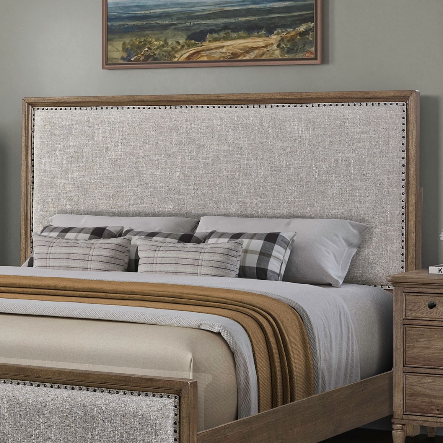  Queen Uph Panel Headboard 