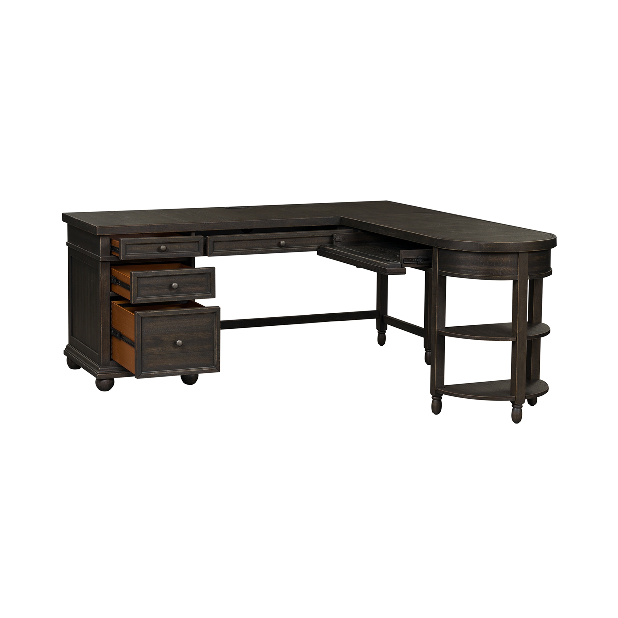 Liberty Furniture Home Office Opt L Shaped Desk Set 879 HO OLSD