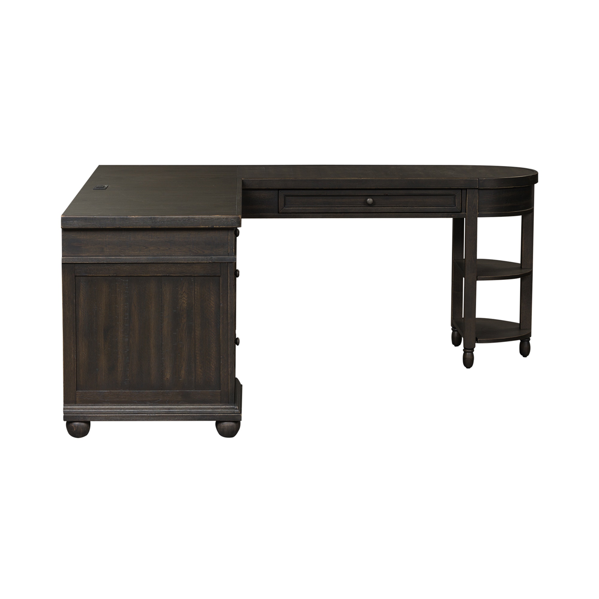 Liberty furniture harvest home store l shaped desk set