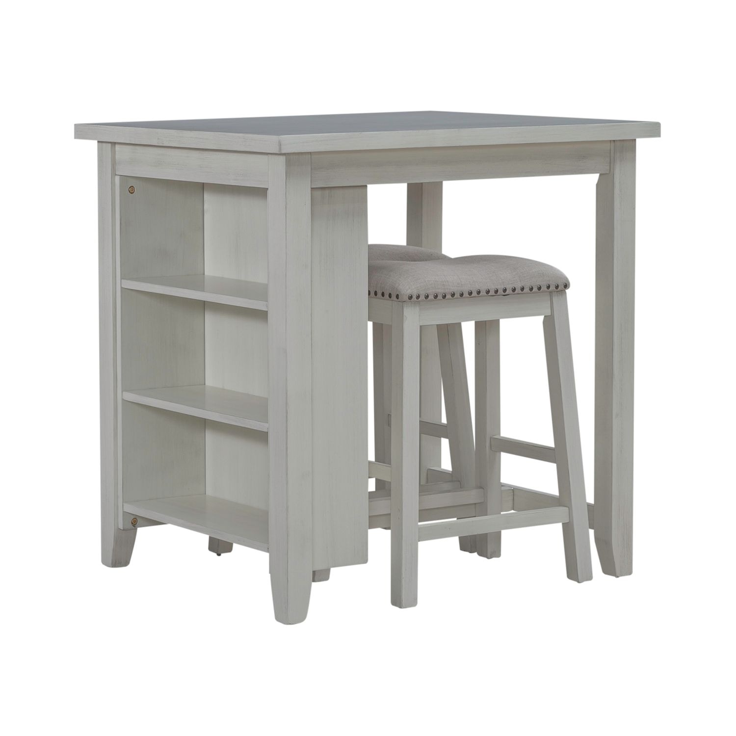 Liberty Furniture 3 Piece Counter Set - White 