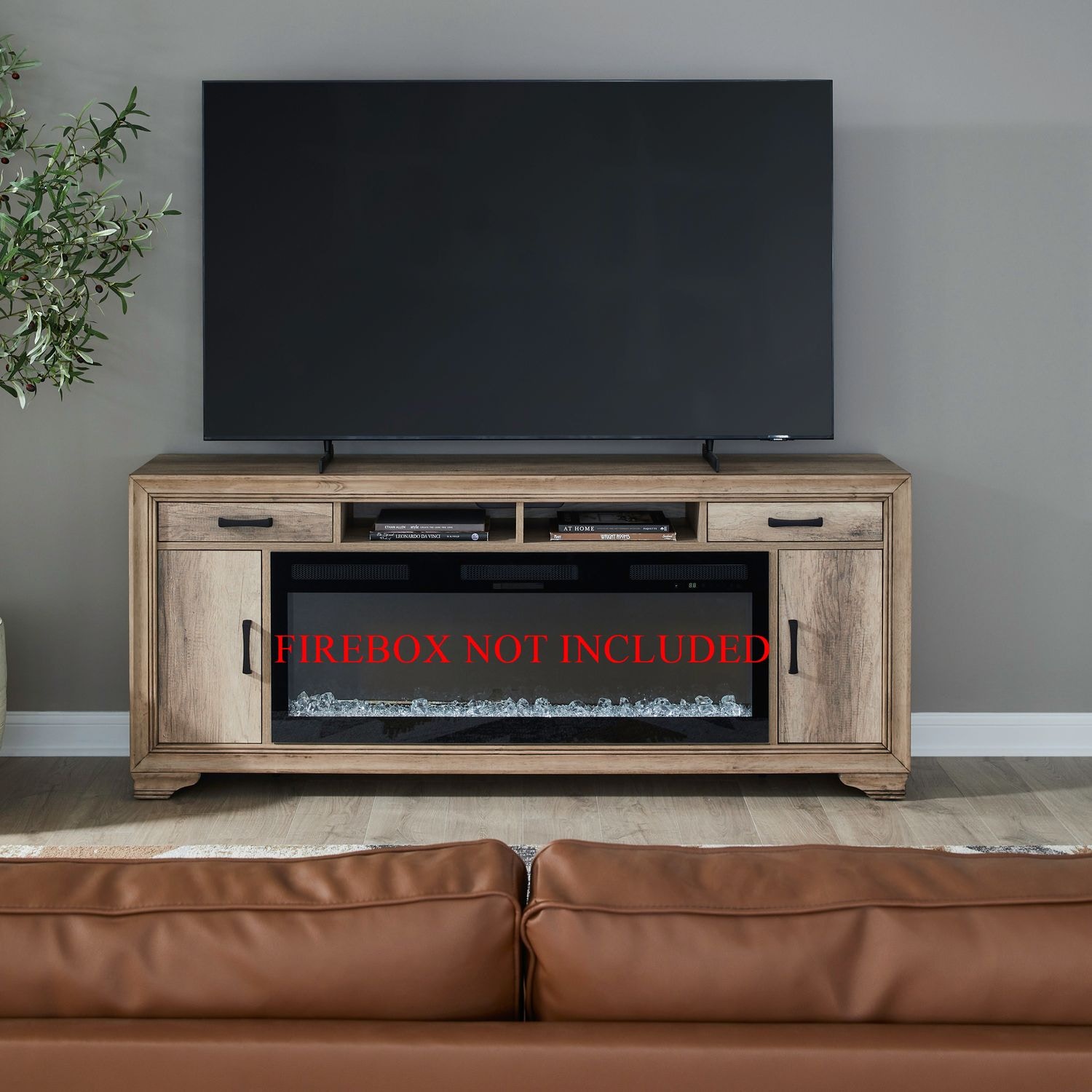Liberty Furniture Home Entertainment 78 Inch Fireplace TV Console FIRE ...