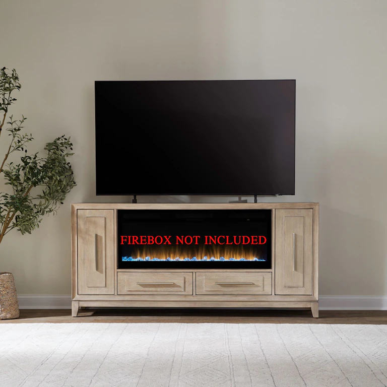 Liberty Furniture Home Entertainment 80 Inch Fireplace TV Console FIRE ...