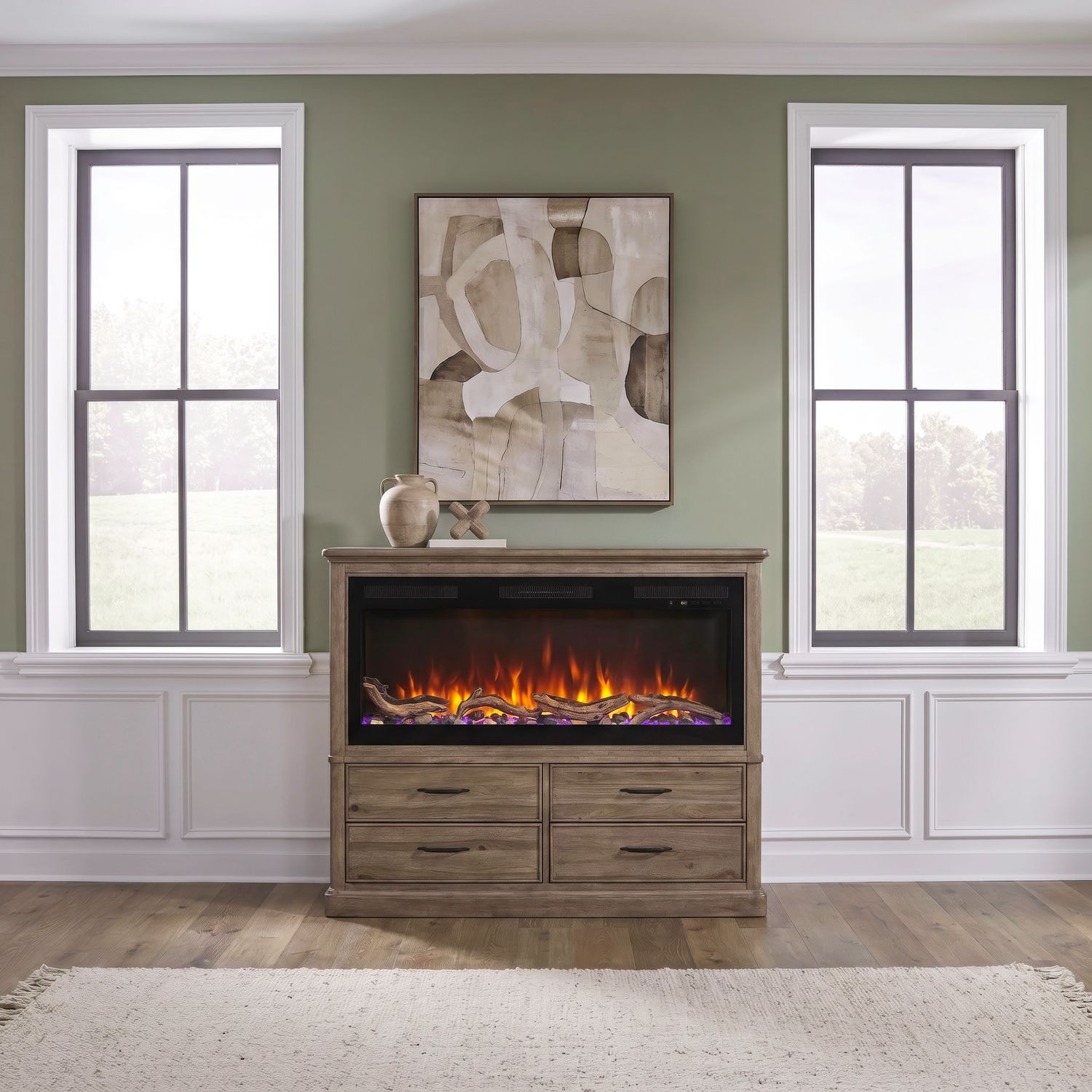  866 4 Drawer Chest with Fire FTS 