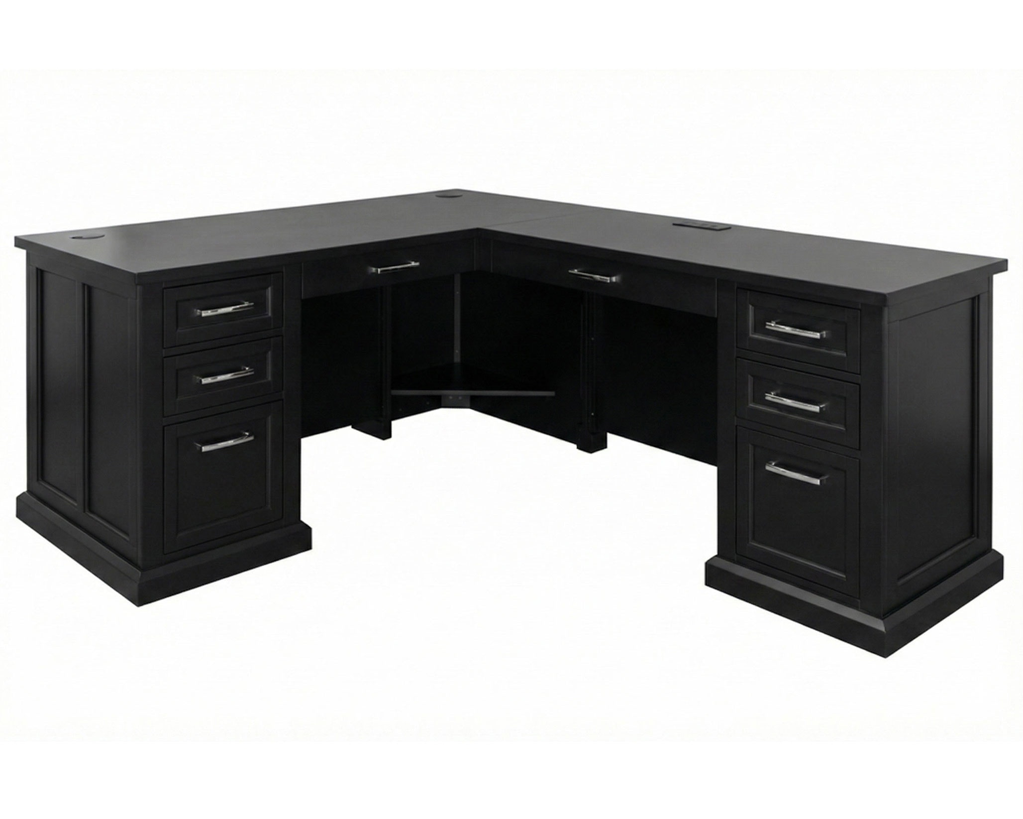 Martin Furniture Pedestal L-Desk IMAY664RB-KIT