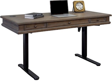 Kingston Dark Brown Writing Desk from Martin Furniture