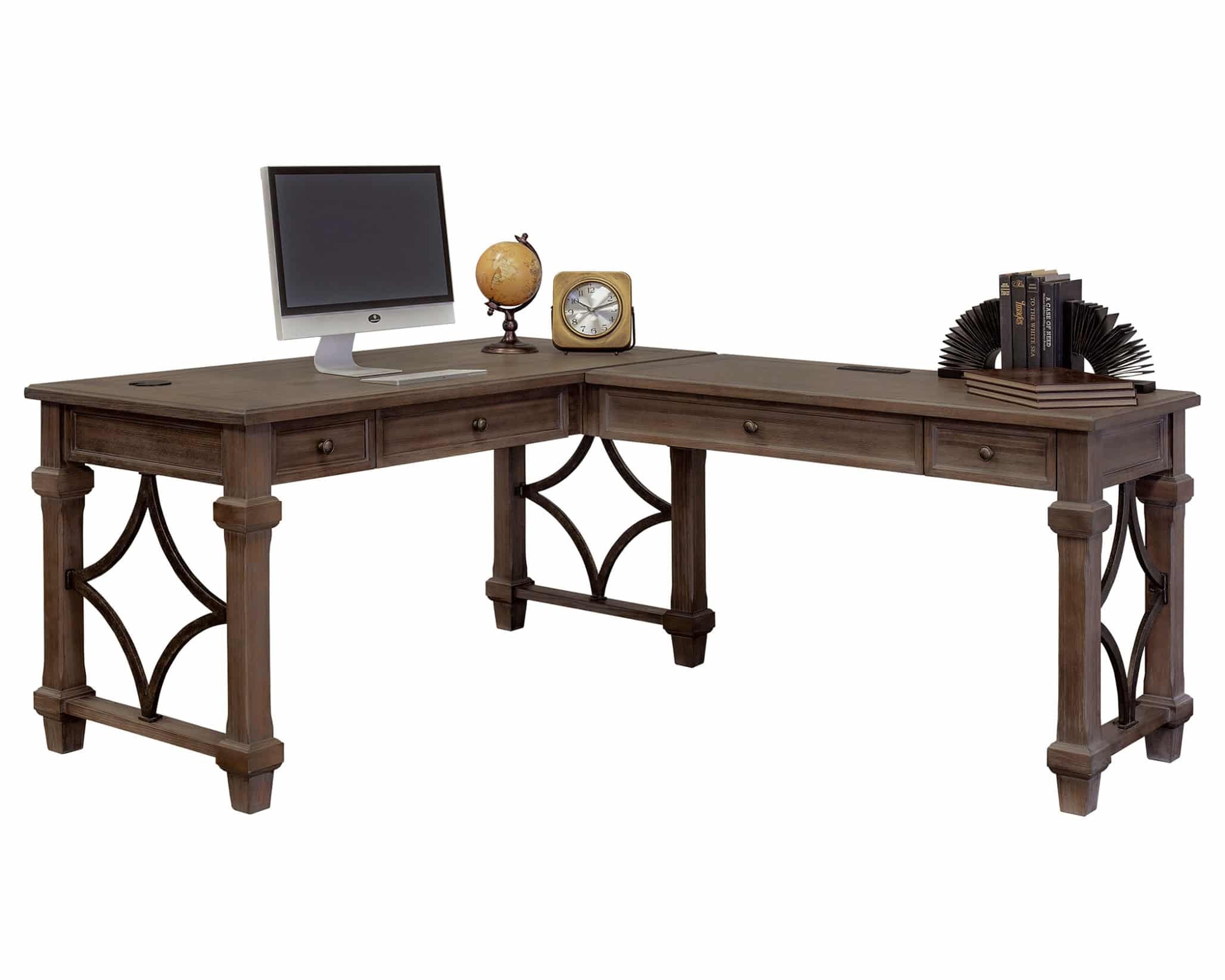 Martin Furniture Open L-Shaped Desk IMCA386R-KIT - Salt Creek Home ...