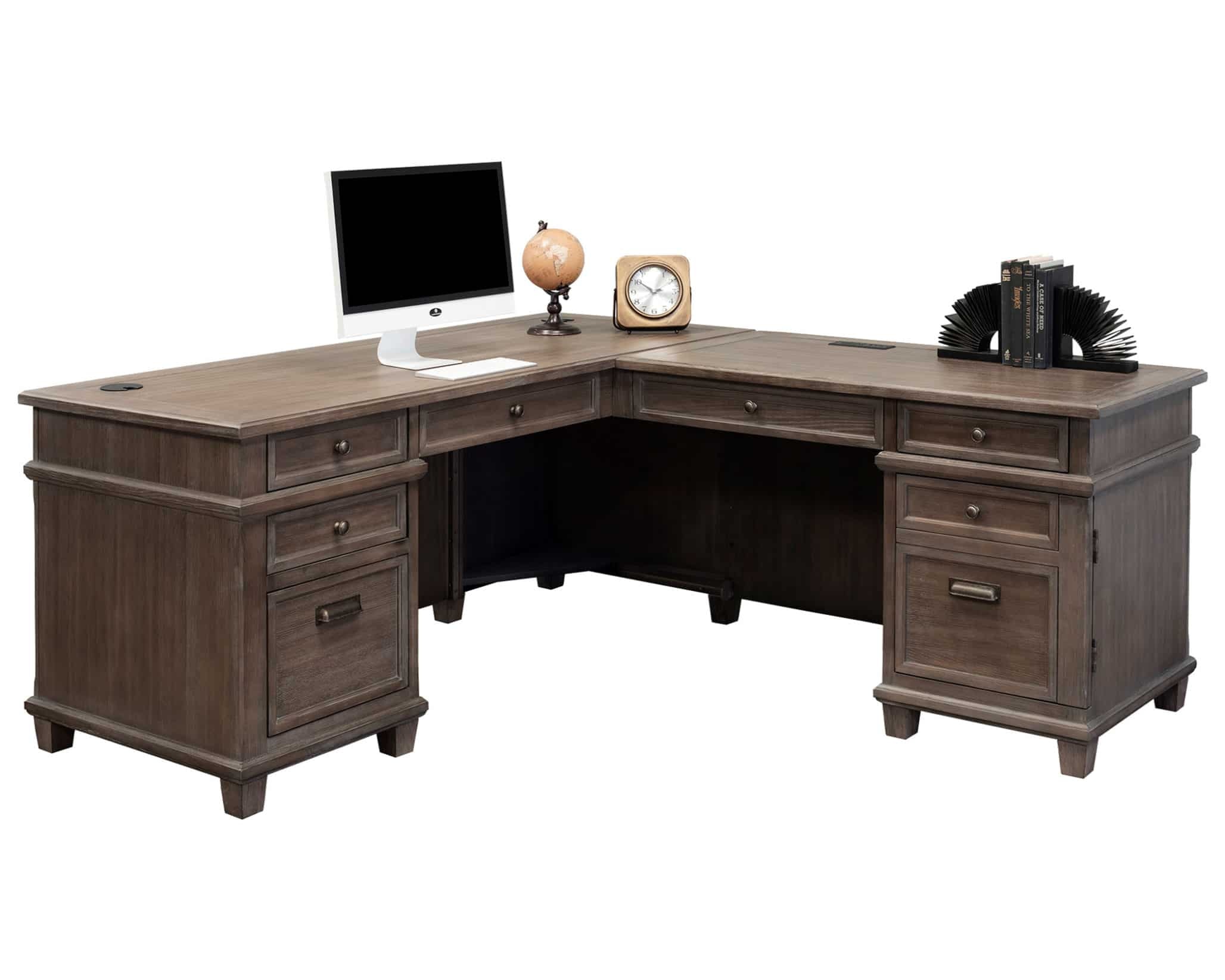 Martin Furniture L-Shaped Desk IMCA684R-KIT