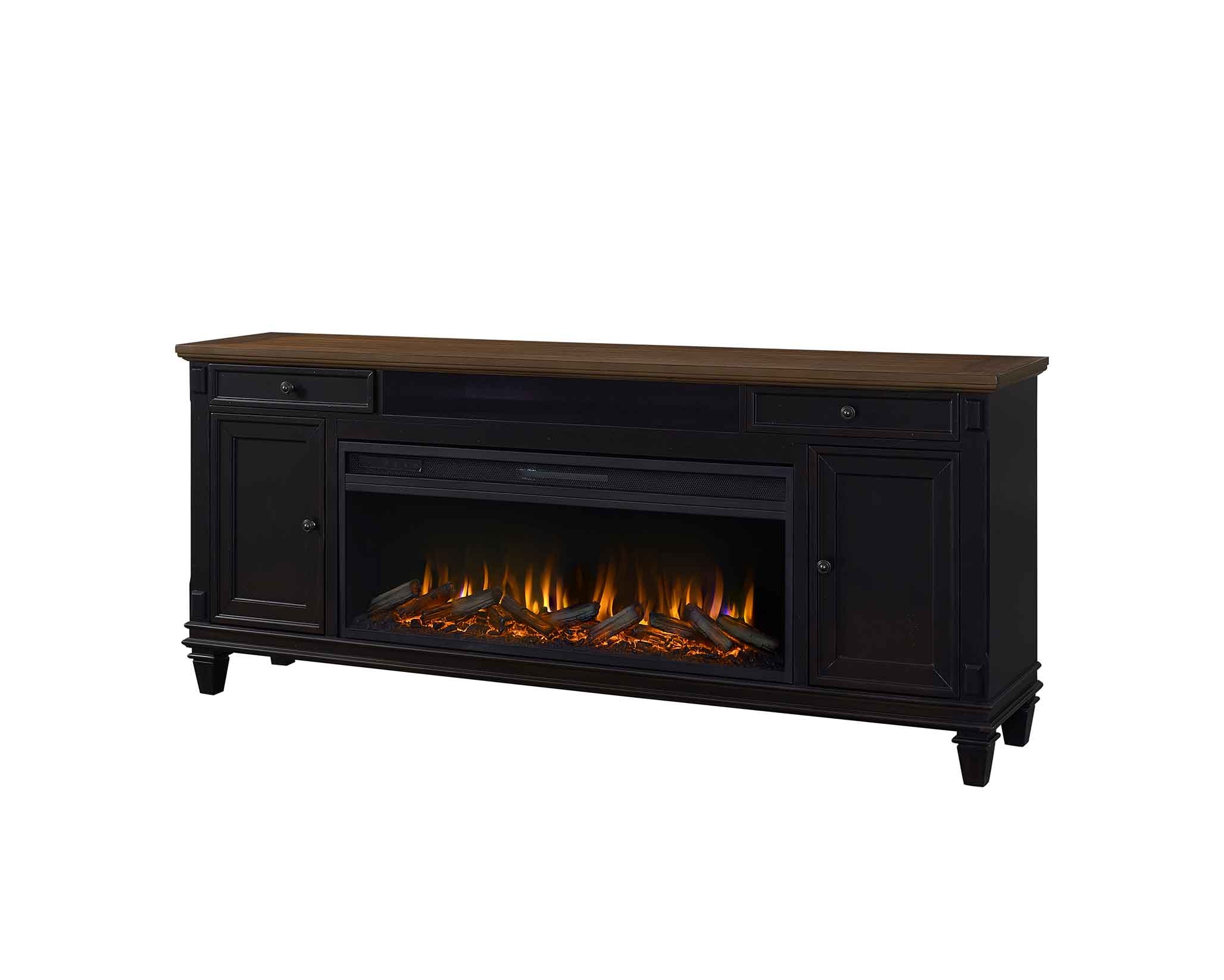 Martin Furniture 76 Inch Fireplace TV Stand IMHF370FP