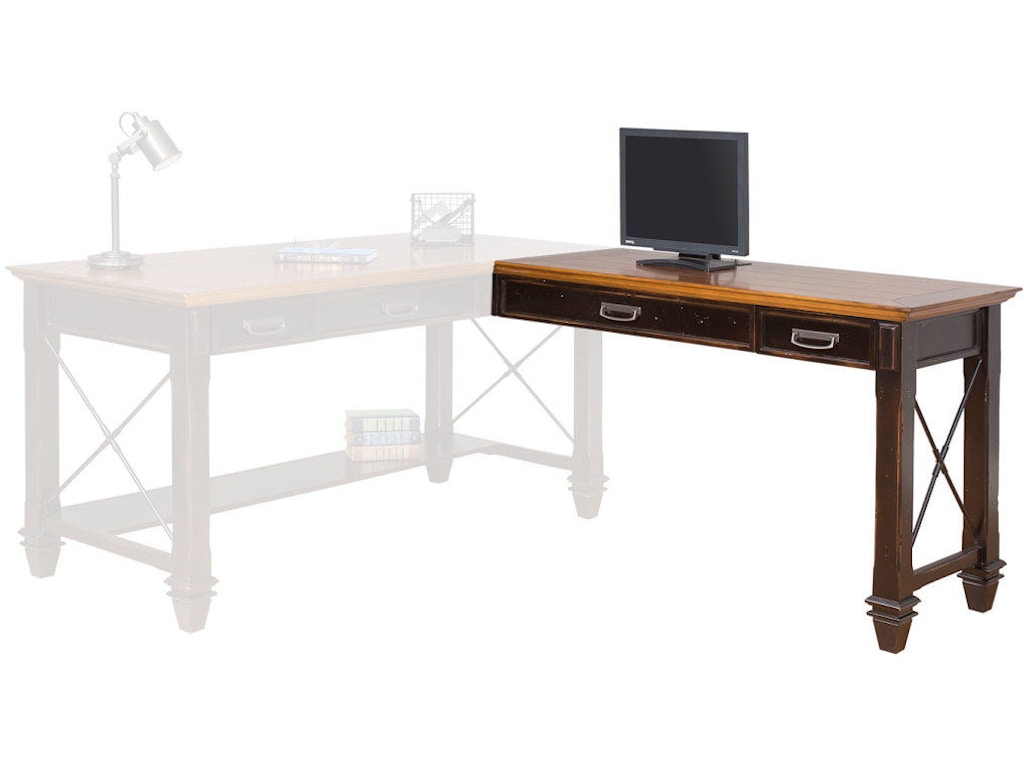 Martin Furniture Home Office Right Return For Open L Desk Imhf386r
