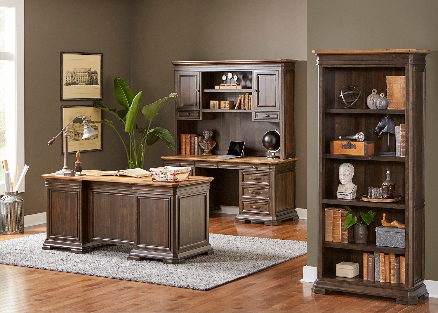 Martin furniture deals double pedestal desk