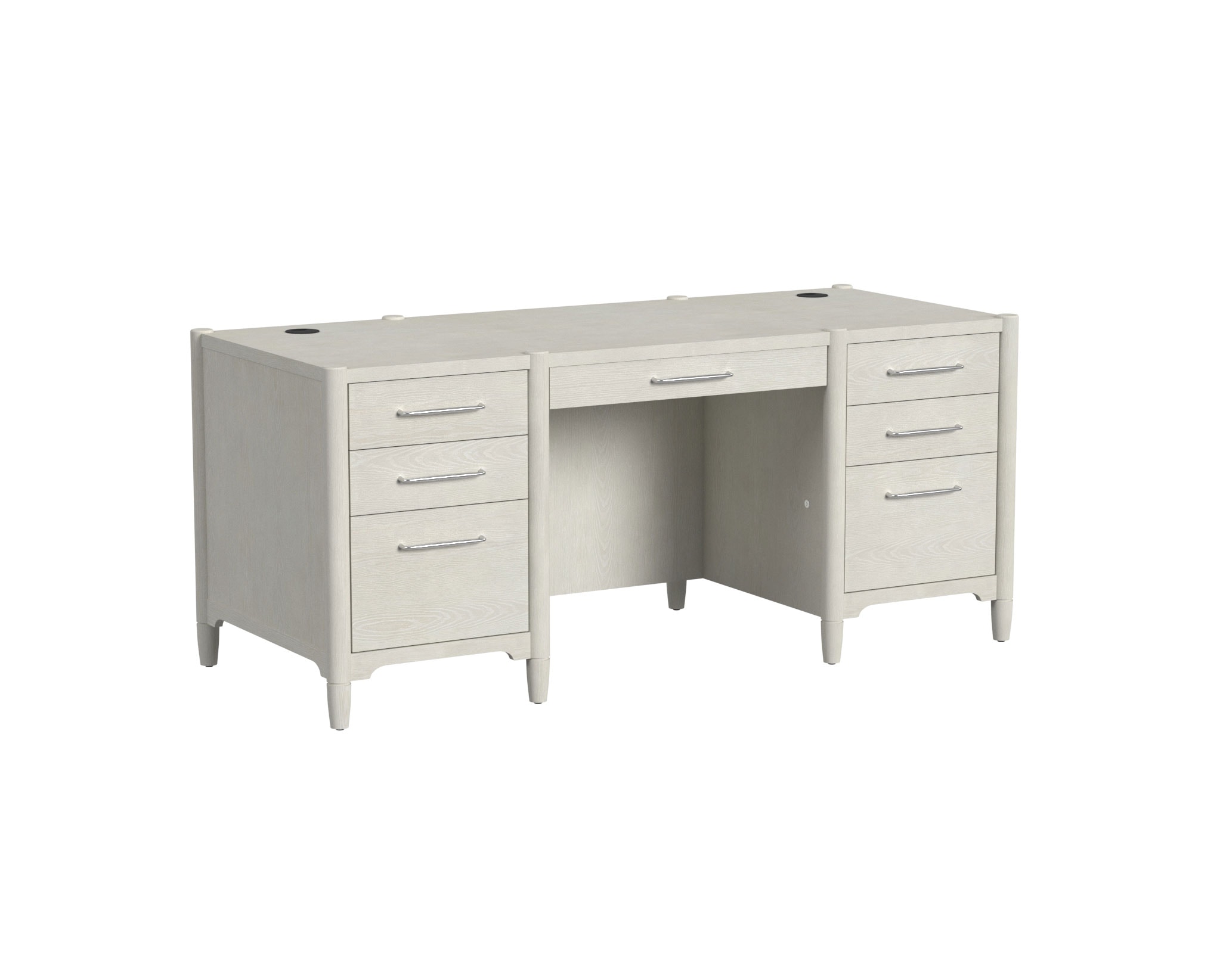 Martin Furniture 69 Inch W Double Pedestal Desk IMTO680