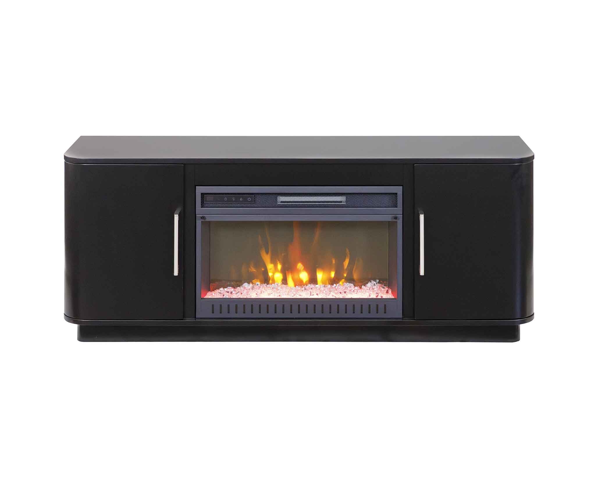 Martin Furniture 60 Inch Fireplace TV Stand IMUP360FPB