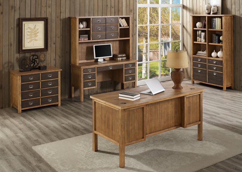 Martin Furniture Home Office Half Pedestal Desk IMHE660 Carol House