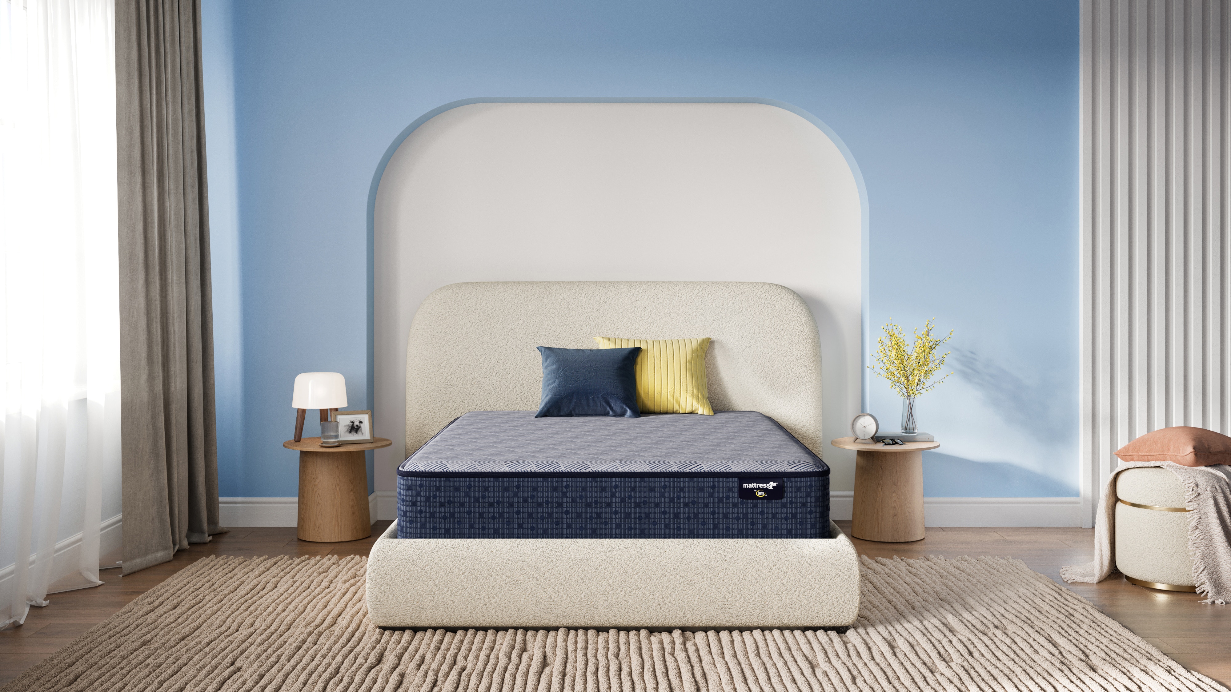 Mattress 1st Mattresses Sharon Hills Firm Smooth Top Hybrid Twin