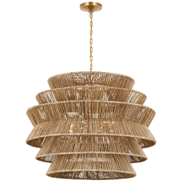 Visual Comfort & Co. Ceiling Lights Antigua XL Drum Chandelier CHC5017 - Klingman's