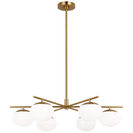 Visual Comfort & Co Ceiling Lights Lune Large Chandelier EC1246 - Cole ...