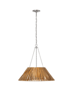  Corinne 24 Inch Wrapped Hanging Shade 