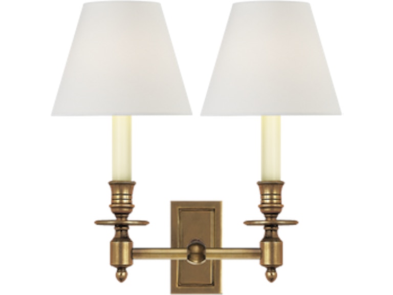 Visual Comfort & Co. Wall Lights French Double Library Sconce
