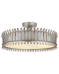  Leslie 21 Inch Semi-Flush 