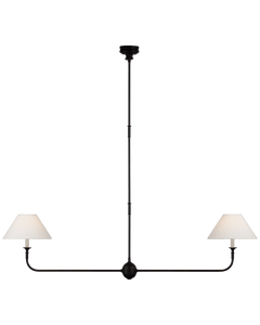 Visual Comfort & Co. Piaf Large Two Light Linear Pendant TOB5455