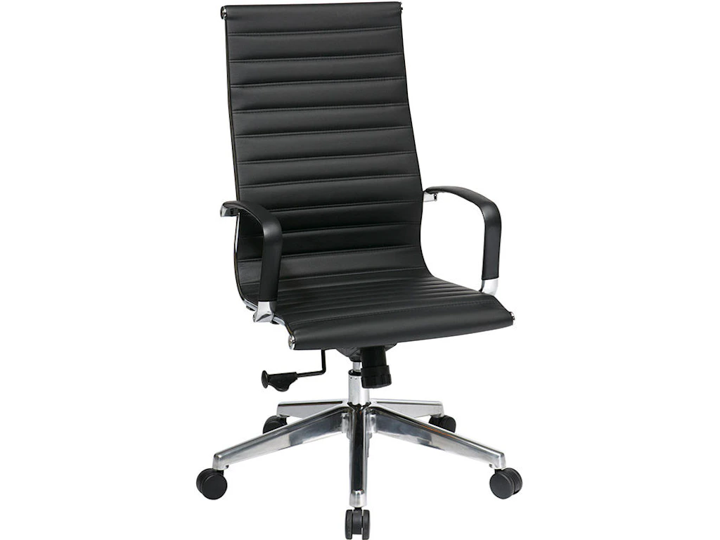 Office Star Products Home Office High Back Black Eco Leather Chair lt Flemington Department