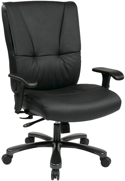 Office Star Products Home Office Big And Tall Deluxe Black