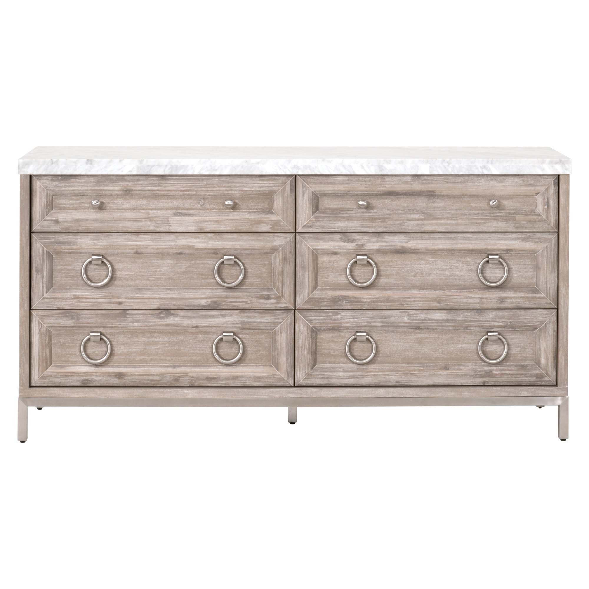 Essentials for Living Traditions Azure Carrera 6-Drawer Double Dresser