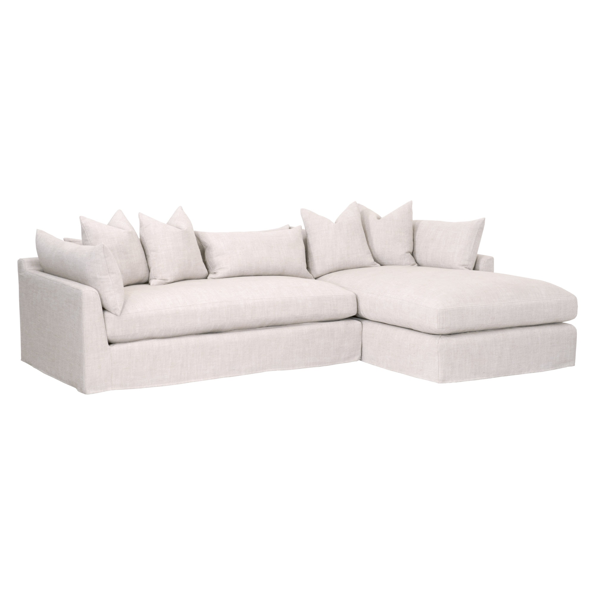 Essentials for Living Haven 110'' RF Lounge Slipcover Sofa