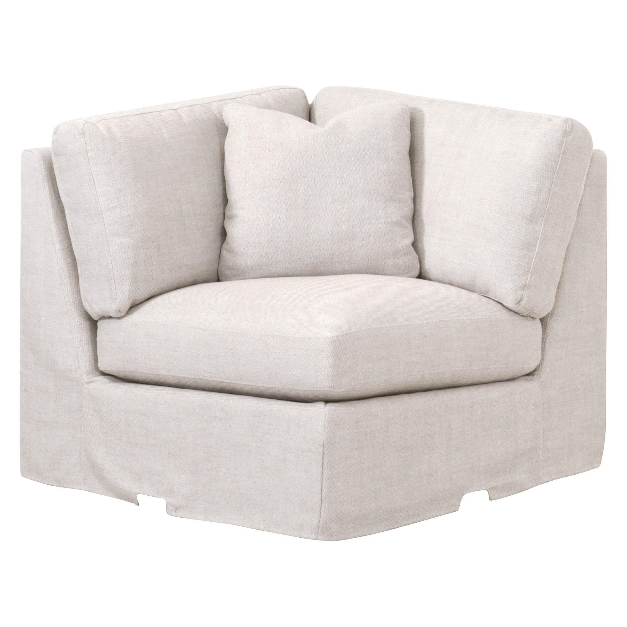 Essentials for Living Lena Modular Slipcover Corner Chair