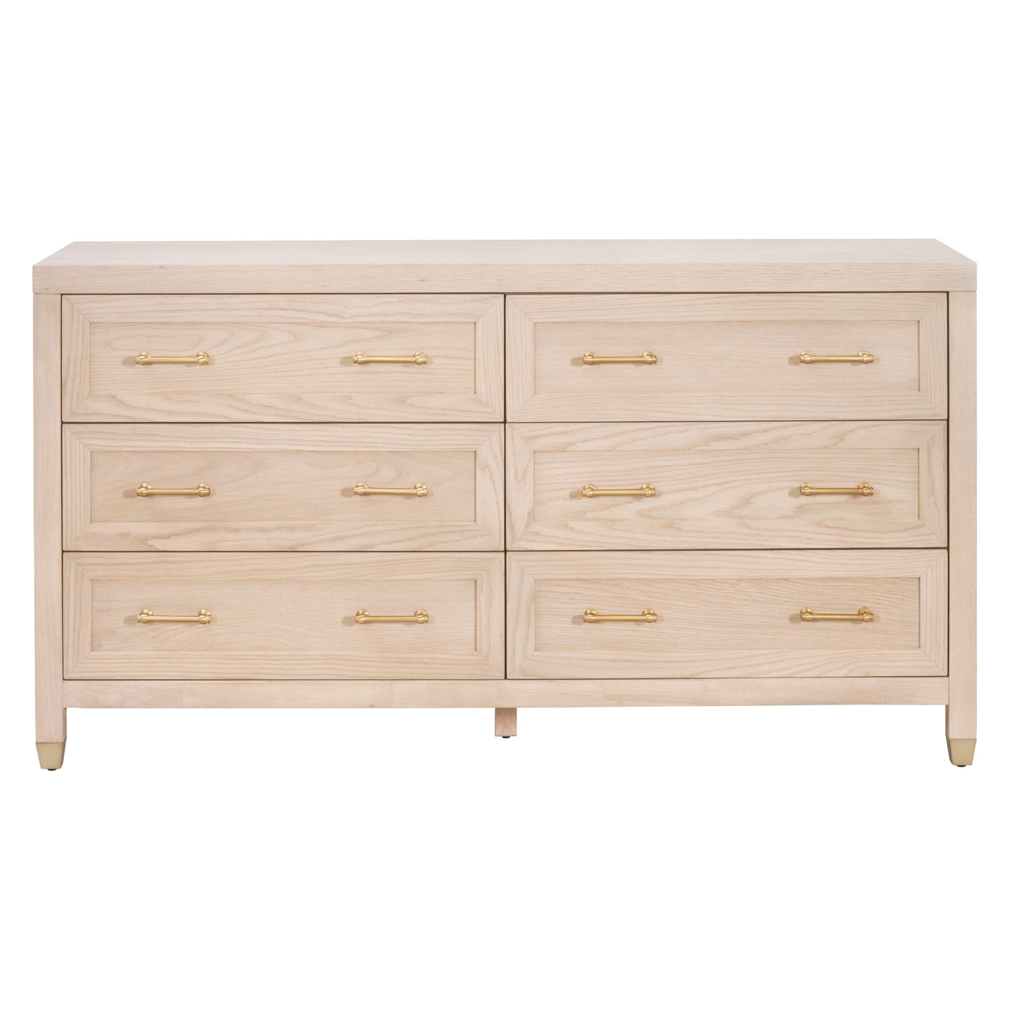 Stella 6-Drawer Double Dresser ESL6136LHONBBRS