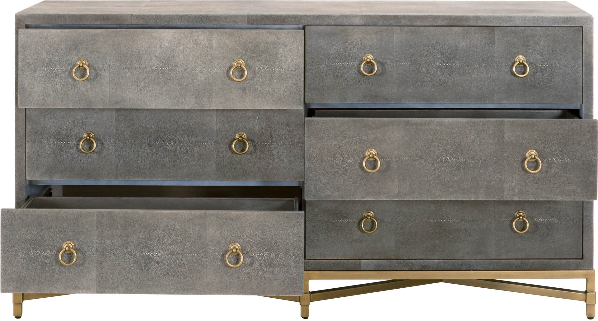 Strand Shagreen 6-Drawer Double Dresser Strand Shagreen 6-Drawer Double Dresser