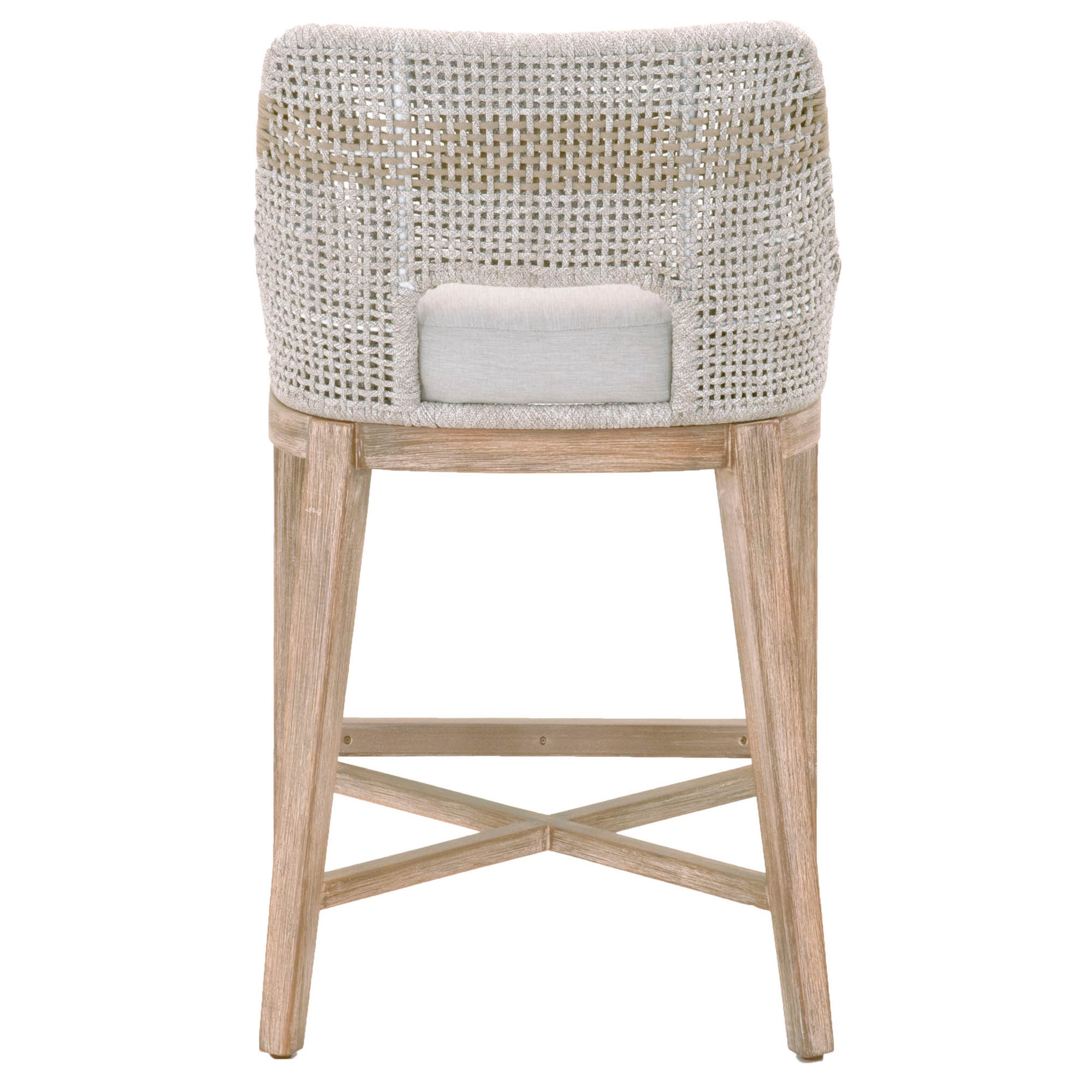 Essentials For Living Woven Tapestry Outdoor Counter Stool - Thumbnail 4