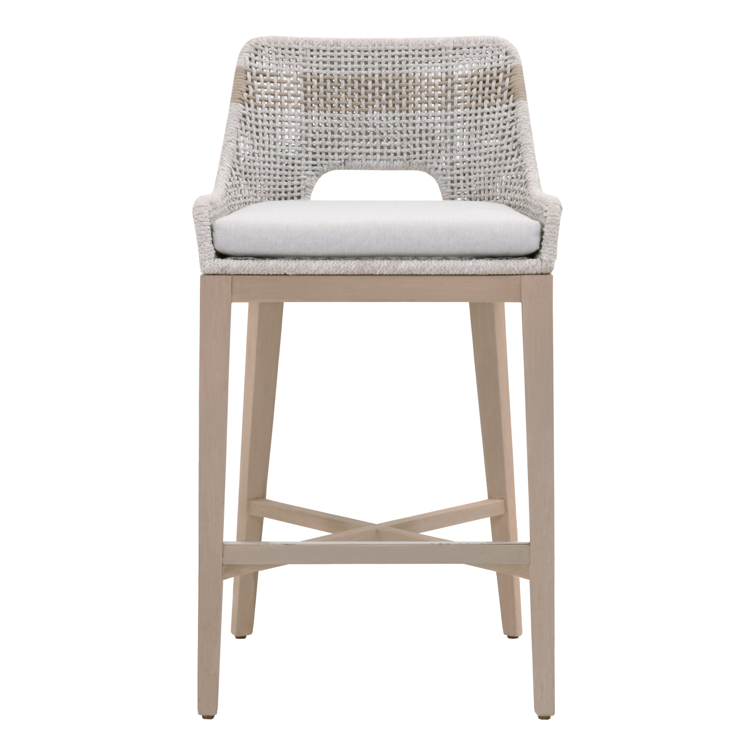 Essentials for Living Tapestry Outdoor Barstool 6850BS.WTA/PUM/W-ET